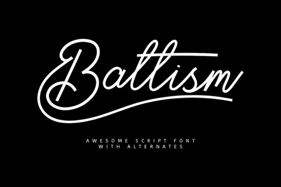 Baltism: A Refined Script Font for Modern Editorial Design