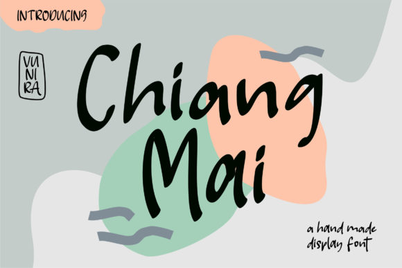 Chiang Mai: A Handwritten Font for Editorial Calm