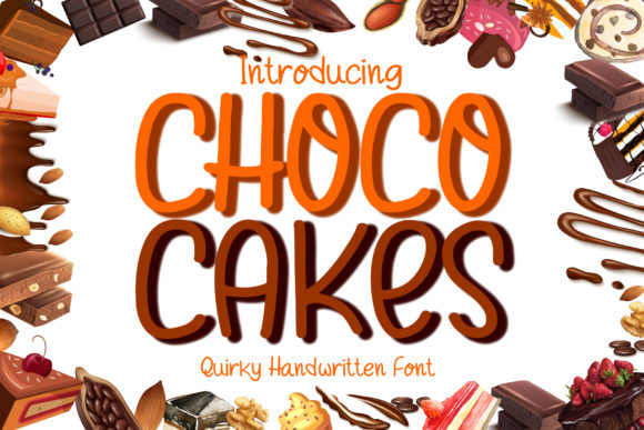 Choco Cakes: A Sweet Handwritten Font for Makers
