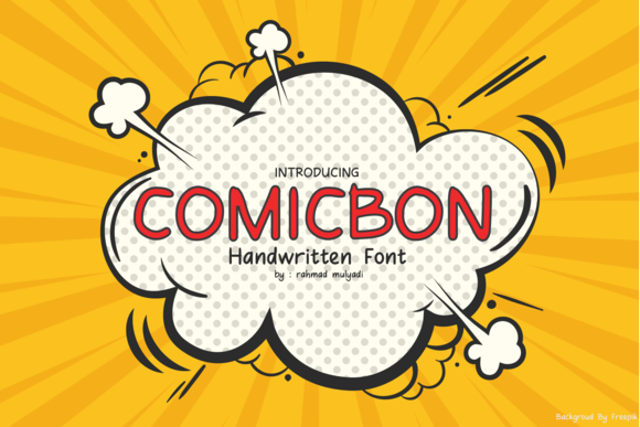 Comicbon: A Natural Handwritten Font for Crafters