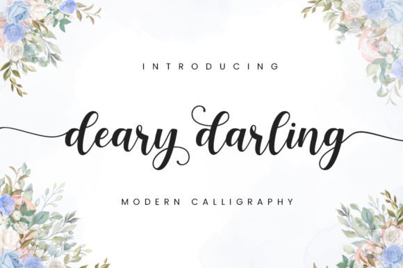 Deary Darling: A Charming Script Font for Editorial Design