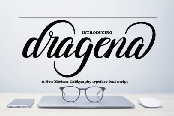 Dragena: A Handwritten Font for Modern Editorial Design