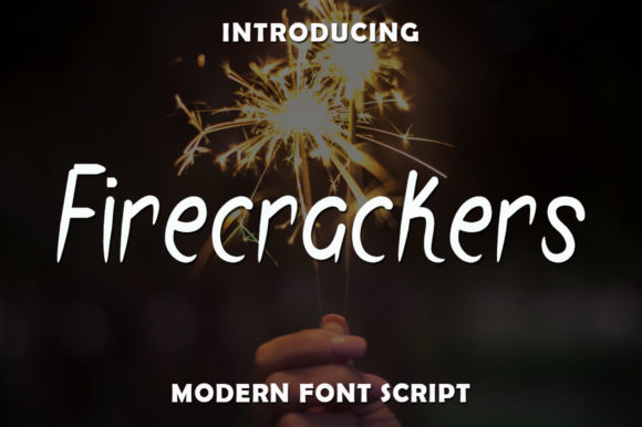 Firecrackers: A Handwritten Font for Branding