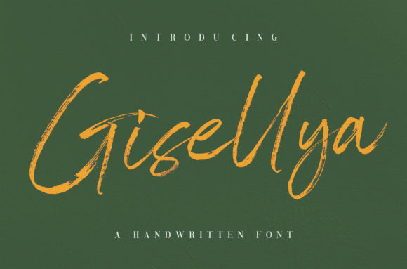 Gisellya: A Handwritten Font for Modern Web Design