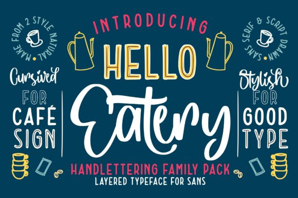 Hello Eatery: A Versatile Typeface for Editorial Design