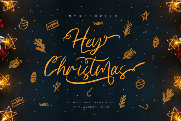 Hey Christmas Font: A Festive Typeface for Branding