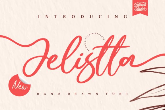 Jelistta: A Relaxed Handwritten Font for Editorial Design