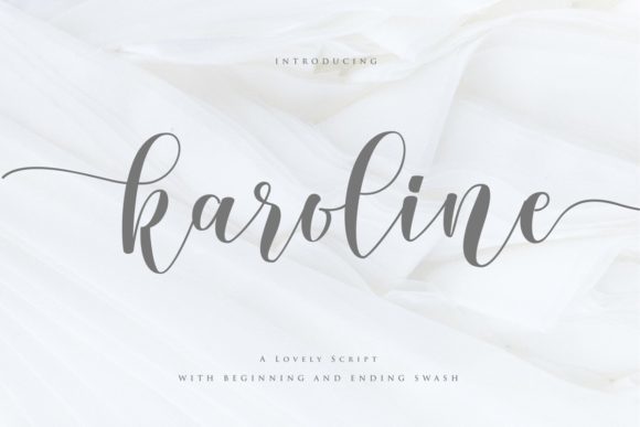 Karoline: A Script Font for Crafters