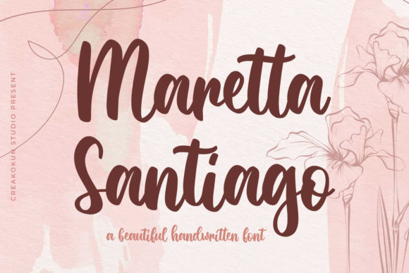 Maretta Santiago: A Script Font for Clear Campaigns