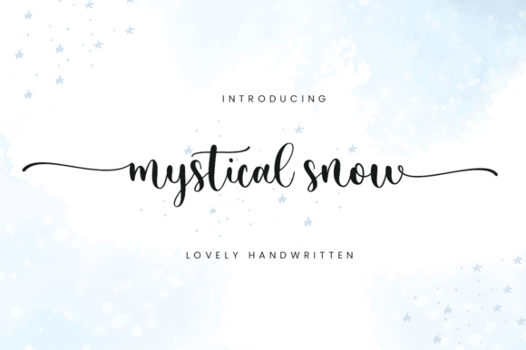 Mystical Snow: A Modern Script Font for Marketers