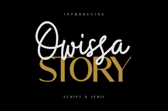 Owissa Story Duo: A Handwritten Typeface for Branding