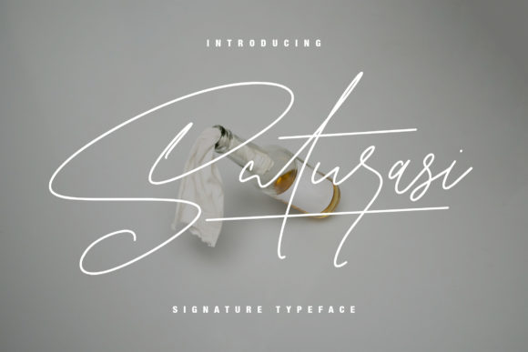 Saturasi: A Script Font for Modern Web Design