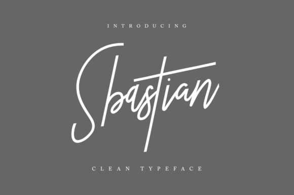 Sbastian: A Delicate Handwritten Font for Crafters