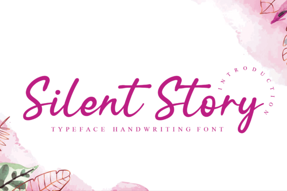 Silent Story: A Script Font for Elegant Branding