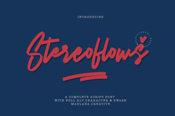 Stereoflows: A Handwritten Typeface for Editorial Calm