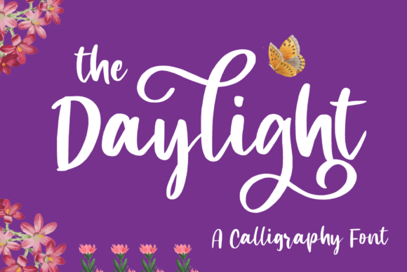 The Daylight: A Dreamy Script Font for Editorial Design